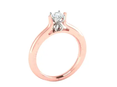 Women Ring  Render 3dm STL OBJ FBX Details 3D print model 347
