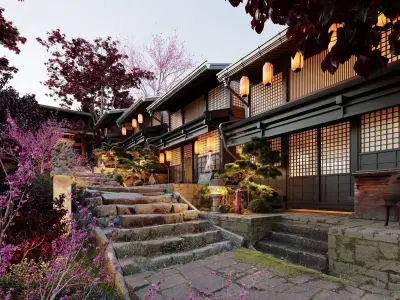 Japanese architectural landscape Japanese street 3D model