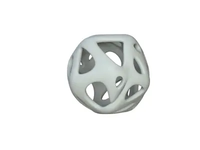 SciFi Cube Object No 18714 Low Poly Shape Texture