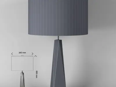surface table lamp 3D model