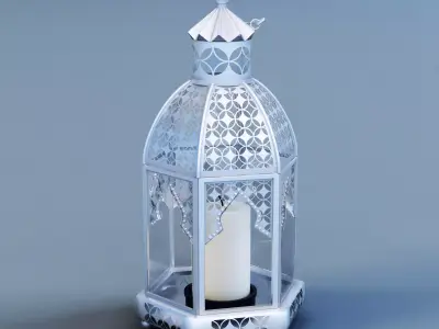 Lantern Moroccan Style Small 3D model