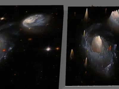 ARP-MADORE 608-333 DEEP SKY OBJECT 3D SOFTWARE ANALYSIS 3D print model