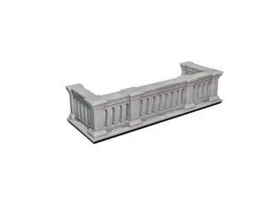 Building Architecture Element Textured Base Mesh 18 Free low-poly 3D model