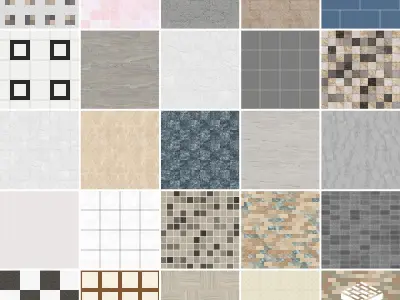 25 PBR Tile Textures 01 Texture
