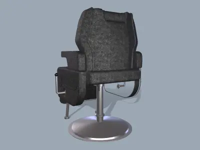 SALON CHAIR  Low-poly 3D model