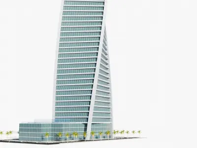 Al Majdoul Tower - saudi arabia 3D model