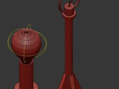 4 Light Pendant 3D model