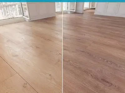 Parquet Floor 14 WITHOUT PLUGINS 3D model