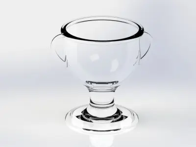 bear glass 3D model