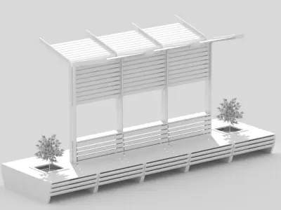 Street Furniture 3D model
