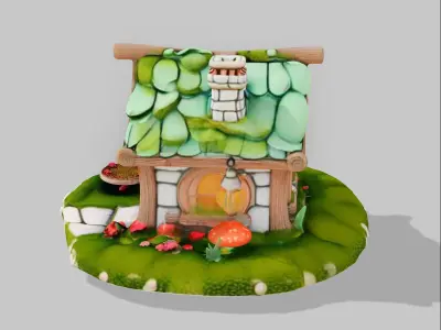 fairy house 3D model