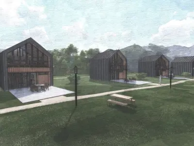 Casa Scene-villa-modern house 3D model 84