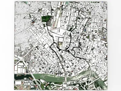 Cityscape Manila Philippines 3D model