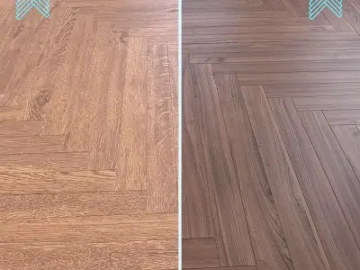 Parquet - Laminate - Wooden floor 2 in 1 Low-poly 3D model 9