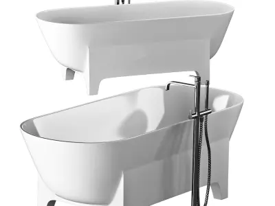 Liva marmorin bathtub 3D model