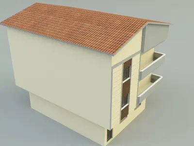 Ornate building 3d model 4 3D model