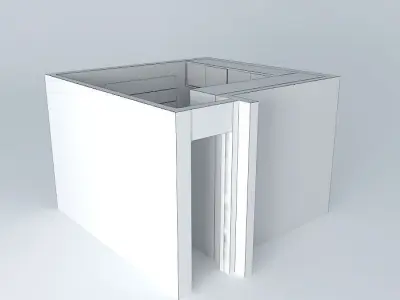 fabioorkut cube with window Free 3D model