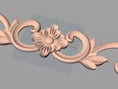 Artcam Aspire 3D relief models STL Files used for CNC E600 3D model
