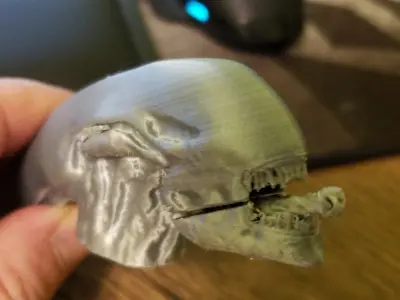Alien Xenomorph Head Inner Mouth Inside Accessory   3D print model
