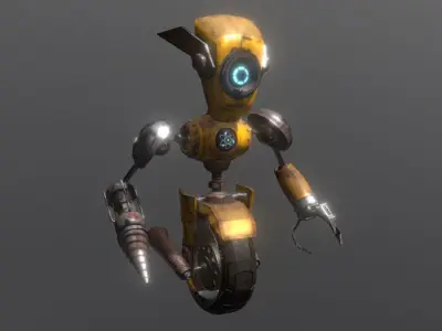Construction Robot 3D model