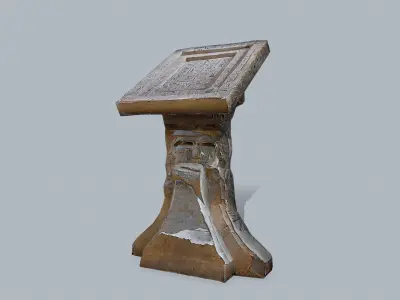 lectern Low-poly 3D model