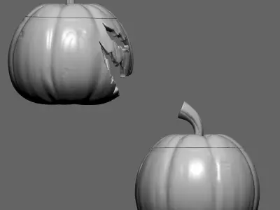 PUMPKIN CANDY HOLDER 3D print model