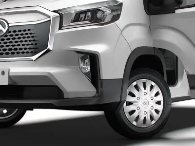 Maxus E Deliver 9 Van L3H2 HQInterior 2025 3D model