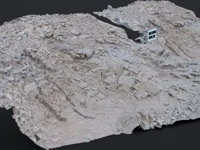 DEATH VALLEY ROCK FORMATION 006 2024 3D model