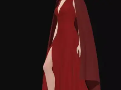 Vermilion Mantle Style3D Atelier 3D model