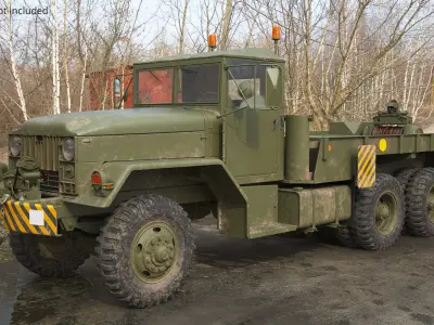  Military Truck with Winch Platform Khaki Used 