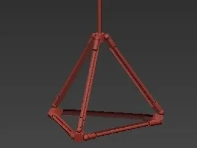 Chandelier Light Fixture Hanging 3D model