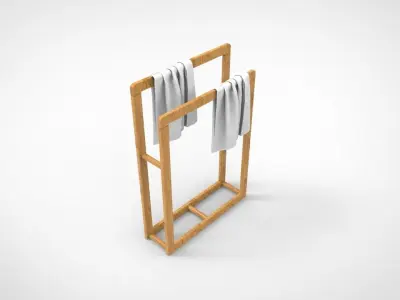Towel rack 6 3D model
