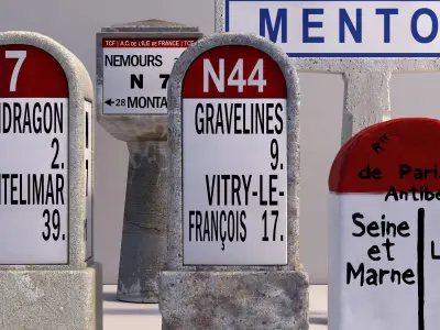 Route Nationale 7 3D model