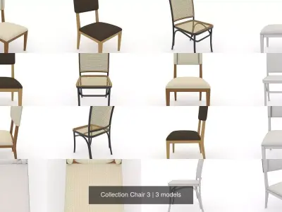 Collection Chair 3 3D Model Pack
