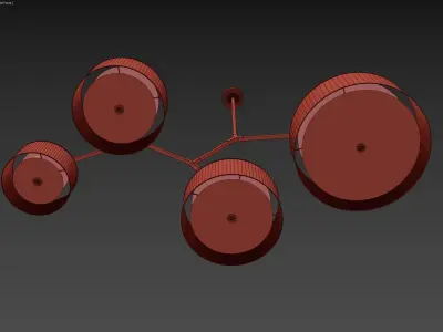 Spider Chandelier 3D model