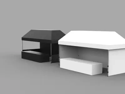Promotion Tent Concept 3D model