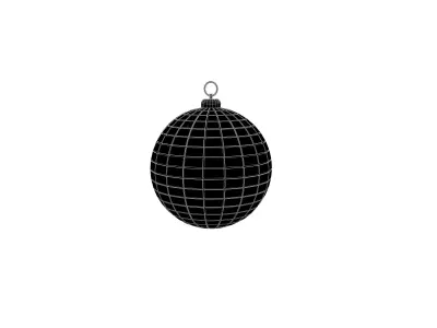 Disco Ball v1 001 Low-poly 3D model
