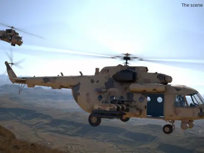  Tactical Military Helicopter Simplified 