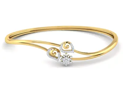 Flower Bracelet 3D print model