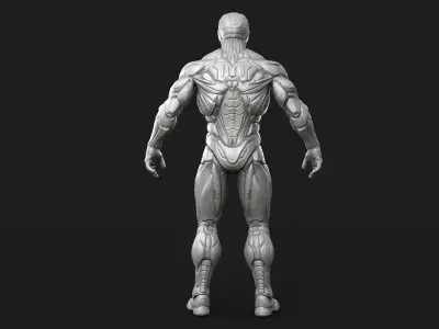 Sci-Fi Character Omega 3D model
