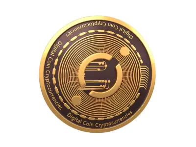 ICON Coin v3 001 Low-poly 3D model