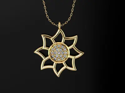 Pendant P082 3D Print Model 3D print model