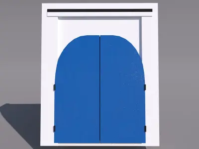 Tunisian door 3D model