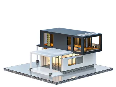 kolleksiya modren house N1 3D model