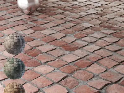 Mrf Pavement Set38 Low-poly 3D model