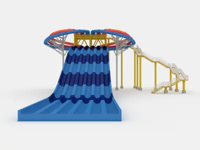 Waterpark Slide 6 3D model