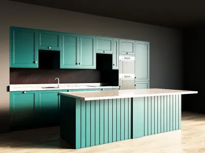 16-Kitchen4 matte 2 3D model