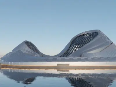 Harbin Grand Theatre 3D model