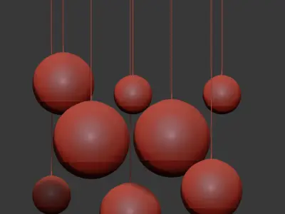 Mirror Pendant 3D model