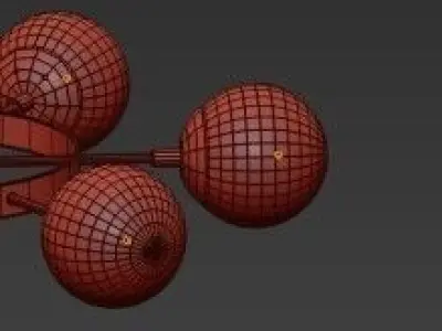 Balls Loft Ceiling 3D model